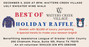 Holiday Raffle - Tickets Now!